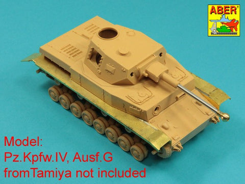 アベール 35L322 1/35 ドイツ IV号戦車G型初期用 7.5cmKwk40L/43砲身 シングルバッファー マズルブレーキ (タミヤ)