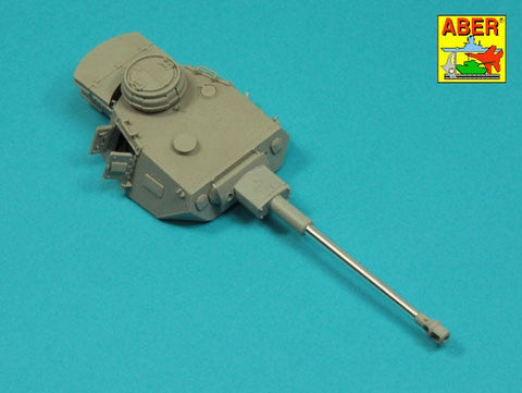 アベール 35L329 1/35 ドイツ IV号戦車G後期/H/J型用 75mm KwK 40 L/48砲身 マズルブレーキ無し(ドラゴン用)