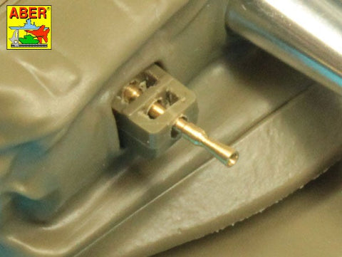 アベール 35L332 1/35 イギリス A34コメット巡航戦車用オードナンス QF 17ポンド砲 Mk. II 砲身 マズルブレーキ付(タミヤ用)