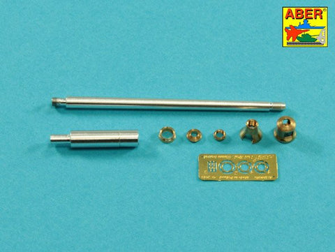 アベール 48L13 1/48 ドイツ キングタイガー ポルシェ砲塔用 8.8cmKwk43/2 ツーピース砲身(タミヤ用)