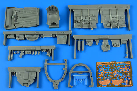 アイリス 2290 1/32 マッキ C.205V ヴェルトロ シリーズIII コクピットセット (イタレリ用)