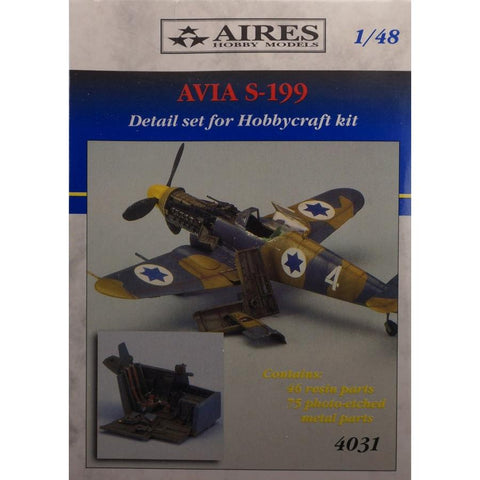 アイリス 4031 1/48 アヴィア S 199 ディテールセット(HOBBYCRAFT用)