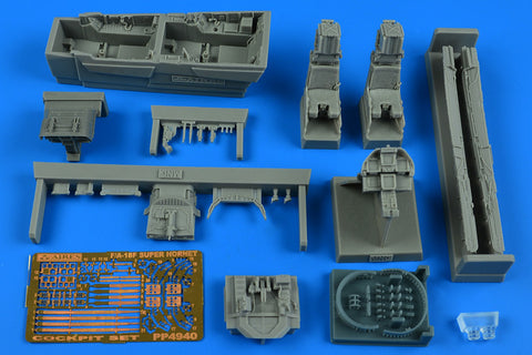 アイリス 4940 1/48 F/A-18F スーパーホーネット コクピットセット (モンモデル用)