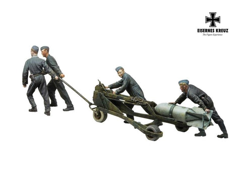 アンドレアミニチュアズ EK72-F010 1/72 ドイツ空軍 爆弾運搬チーム 1940年