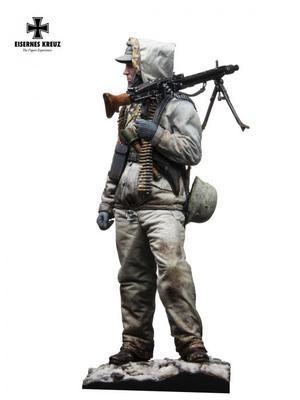 アンドレアミニチュアズ EK35-F008 1/35 MG42機関銃手 親衛隊二等兵 1944年