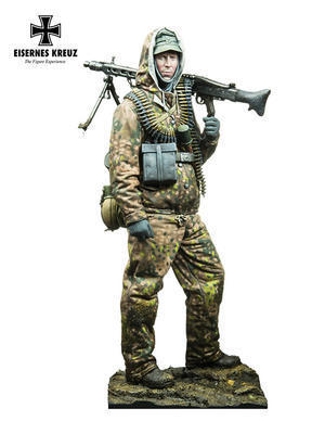 アンドレアミニチュアズ EK35-F008 1/35 MG42機関銃手 親衛隊二等兵 1944年
