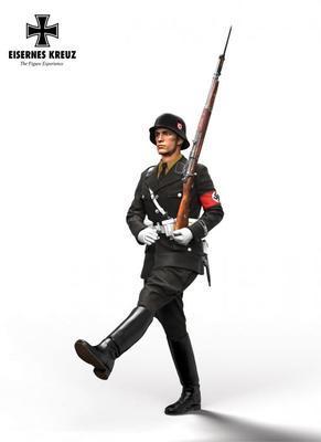 アンドレアミニチュアズ EK35-F011 1/35 儀仗兵部隊 LAH ガチョウ足行進をする兵士 1939年