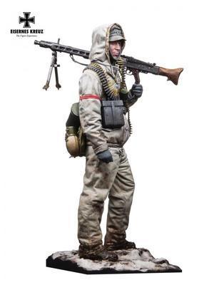 アンドレアミニチュアズ EK48-F008 1/48 MG42機関銃手 親衛隊二等兵 1944年