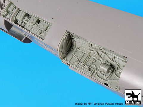ブラックドッグ A32010 1/32 A-7 コルセア II レーダー+エレクトロニック+ホイールベイ (トランぺッター用)