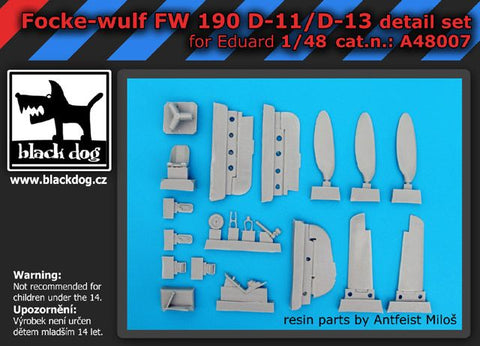 ブラックドッグ A48007 1/48 Fw-190 D-11-13 (エデュアルド用)