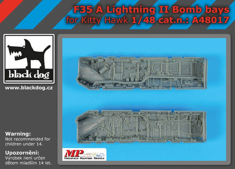ブラックドッグ A48017 1/48 F 35 A ライトニング II 爆弾倉 (キティホーク用)