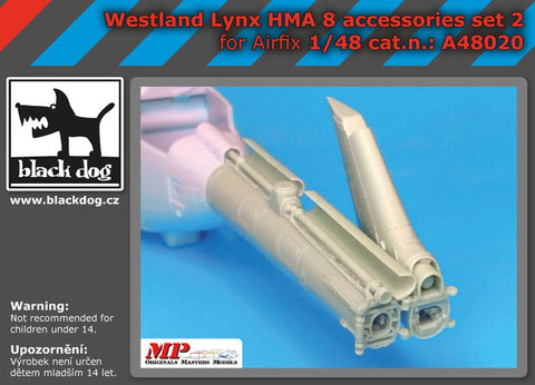 ブラックドッグ A48020 1/48 ウエストランド・リンクス HMA8 アクセサリー・セット No.2 (エアフィックス用)
