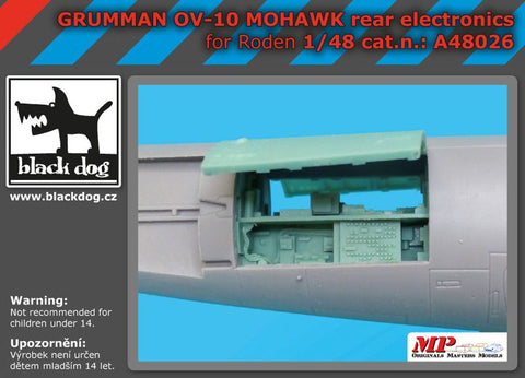 ブラックドッグ A48026 1/48 グラマン OV-10 モホーク リア・電子機器 (ローデン用)