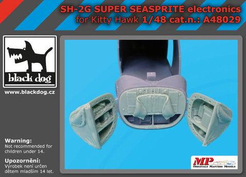 ブラックドッグ A48029 1/48 SH-2G スーパー・シースプライト・電子機器(キティホーク用)