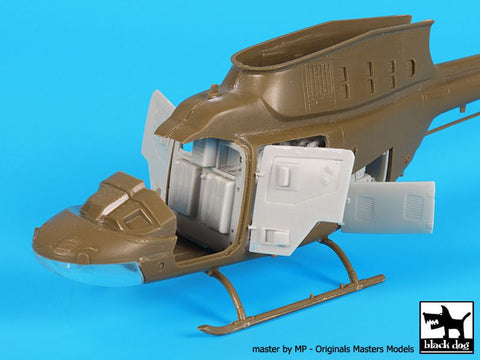 ブラックドッグ A48034 1/48 OH-58 D カイオワ・電子機器(イタレリ用)