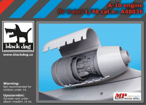 ブラックドッグ A48036 1/48 A-10 エンジン (イタレリ用)