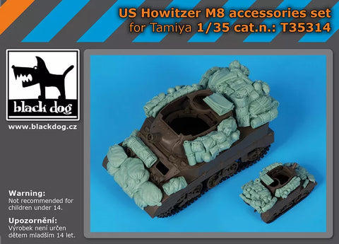 ブラックドッグ T35314 1/35 アメリカ ホイッツァー M8 アクセサリーセット (タミヤ用)