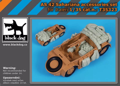 ブラックドッグ T35323 1/35 AS 42 サハリアノ アクセサリーセット(イタレリ用)