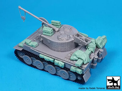 ブラックドッグ T72187 1/72 ベルゲパンツァー タイガー I アクセサリーセット (ドラゴン用)