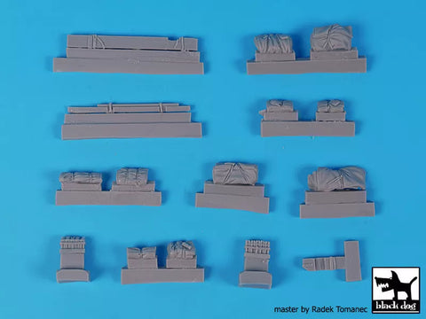 ブラックドッグ T72187 1/72 ベルゲパンツァー タイガー I アクセサリーセット (ドラゴン用)