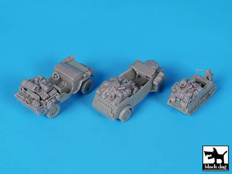 ブラックドッグ T72190 1/72 WWII 軍用車セット アクセサリーセット (アカデミー用)