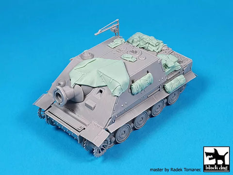 ブラックドッグ T72193 1/72 シュトルムタイガー アクセサリーセット(トランぺッター用)