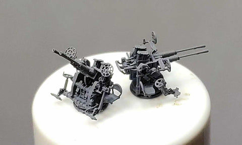 バンカースタジオ IJN35003 1/350 WWII 日本海軍 九六式25mm連装機銃 環型照準器(初期型)(10基入り)
