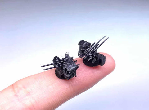 バンカースタジオ IJN35007 1/350 WWII日本海軍 八九式12.7cm連装高角砲