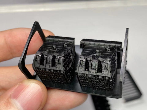 バンカースタジオ IJN35054 1/350 WWII日本海軍 重巡洋艦 摩耶 20.3cm連装砲塔セット 1944年