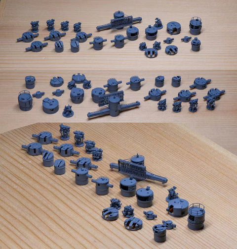 バンカースタジオ IJN35141 1/350 WWII 日本海軍 戦艦 扶桑 火器管制装置&光学兵器セット