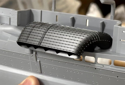 バンカースタジオ IJN35158 1/350 WWII日本海軍 航空母艦 赤城 煙突セット(大改装後)(ハセガワ40103用)