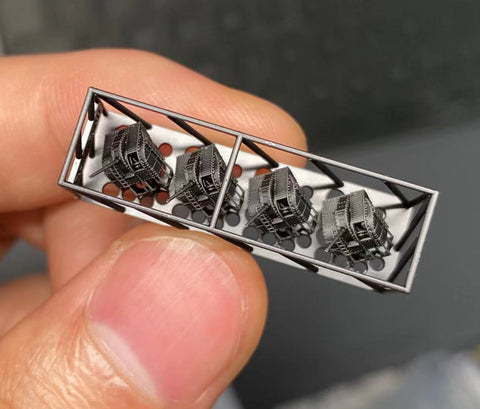 バンカースタジオ IJN70047 1/700 WWII日本海軍 45口径十年式12cm単装高角砲B2型(鳥海/古鷹/青葉型用)