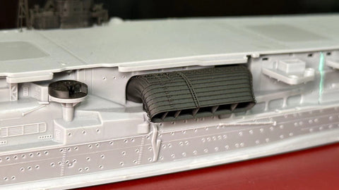 バンカースタジオ IJN70055 1/700 WWII日本海軍 航空母艦 赤城 煙突セット(大改装後)(ハセガワ227用)