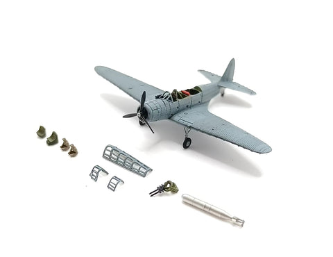 バンカースタジオ WS35203 1/350 WWII アメリカ海軍 TBD-1 デバステーター 艦上雷撃機(3機入り)