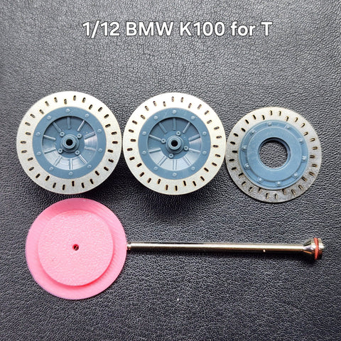 カレドモデル D025 1/12 BMW K100用オートバイ用金属製ディスクブレーキ (タミヤ用)