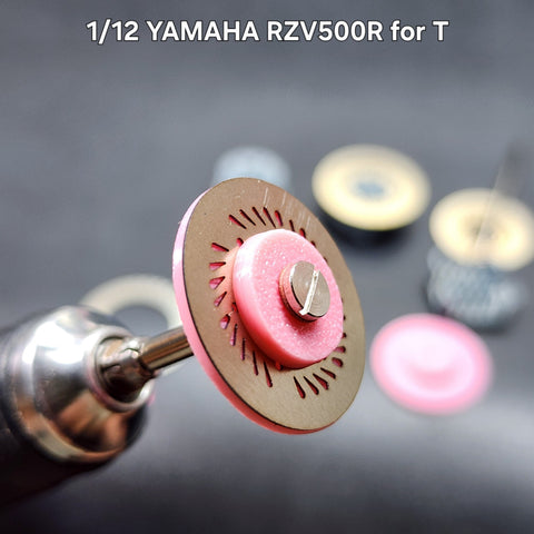 カレドモデル D032 1/12 ヤマハ RZV500R オートバイ用金属製ディスクブレーキ (タミヤ用)