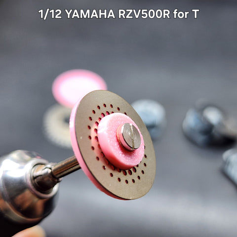 カレドモデル D032 1/12 ヤマハ RZV500R オートバイ用金属製ディスクブレーキ (タミヤ用)