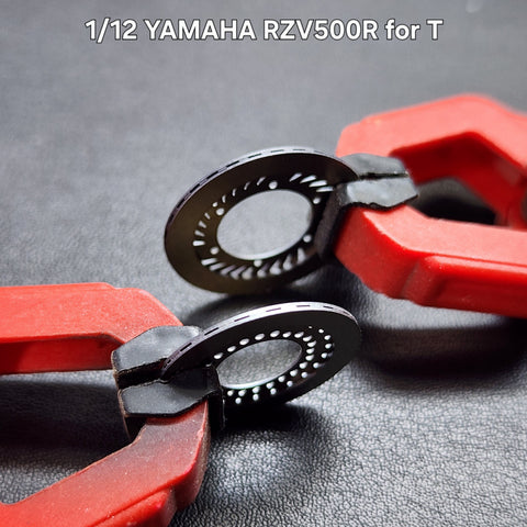 カレドモデル D032 1/12 ヤマハ RZV500R オートバイ用金属製ディスクブレーキ (タミヤ用)