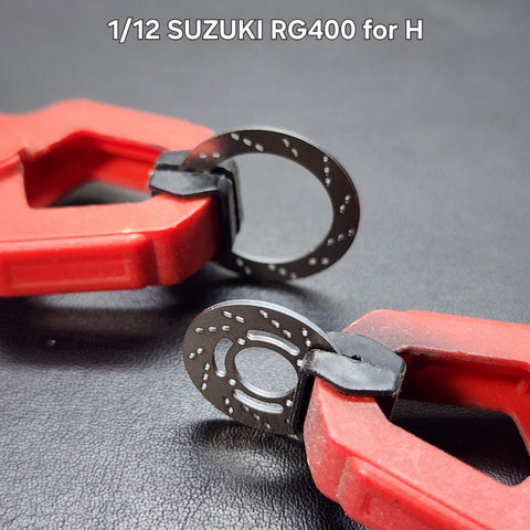 カレドモデル D034 1/12 スズキ RG400Γ用 メタルディスクブレーキ (ハセガワ用)