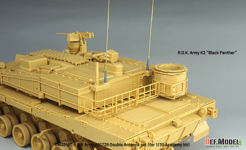 DEFモデル DM35160 1/35 韓国陸軍 AS1729 ダブルアンテナセット(アカデミー製1/35キット用)