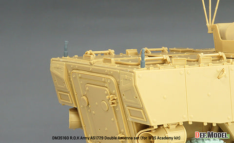 DEFモデル DM35160 1/35 韓国陸軍 AS1729 ダブルアンテナセット(アカデミー製1/35キット用)