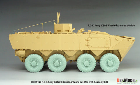 DEFモデル DM35160 1/35 韓国陸軍 AS1729 ダブルアンテナセット(アカデミー製1/35キット用)