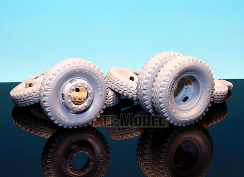 DEFモデル DW30008 1/35 ドイツ L4500 トラックホイールセット (ズベズダ1/35スケール用)