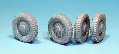 DEFモデル DW30011 1/35 イギリス ディンゴ ホイールセット (ミニアート1/35スケール用)