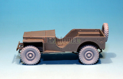 DEFモデル DW30012 1/35 イギリス バンタム 初期型 ホイールセット (ミニアート1/35スケール用)