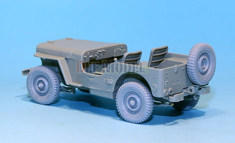 DEFモデル DW30018 1/35 アメリカ 1/4 ton '初期型' ホイールセット (ウィリス/フォードGP/バンタム 1/35スケール用)