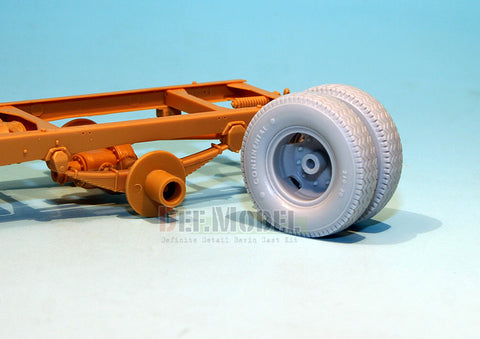 DEFモデル DW30019 1/35 ドイツ ビュッシング・ナーク L4500S 自重変形タイヤセット (AFVクラブ1/35スケール用)