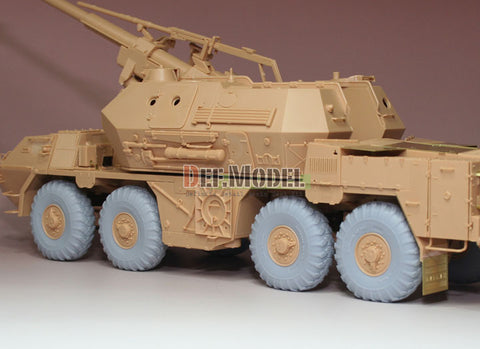 DEFモデル DW35005 1/35 CZ DANA ShKH Vz.77 MP913 自重変形タイヤセット (ホビーボス1/35スケール用)