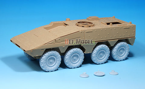 DEFモデル DW35015 1/35 GTK ボクサー MRAV 自重変形ホイールセット (ホビーボス1/35スケール用)
