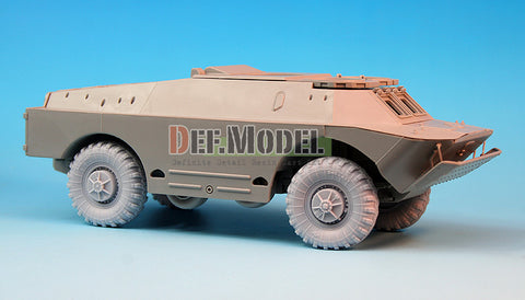 DEFモデル DW35019 1/35 現用 ソビエト/ロシア BRDM-2/3 偵察戦闘車 自重変形タイヤセット(ドラゴン用)(2種各2個入り,マスキングシール付き)